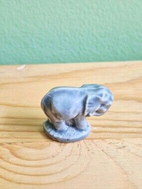 Vintage Wade of England Miniature Elephant Figurine – Red Rose Tea Whimsies